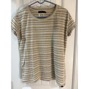 Prana Women’s Cozy Up Medium Short Sleeve Hemp And Recycled Polyester Crew Neck